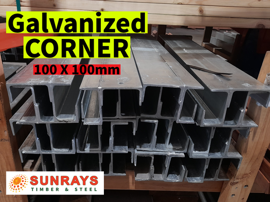 Galvanized Corner 100x100