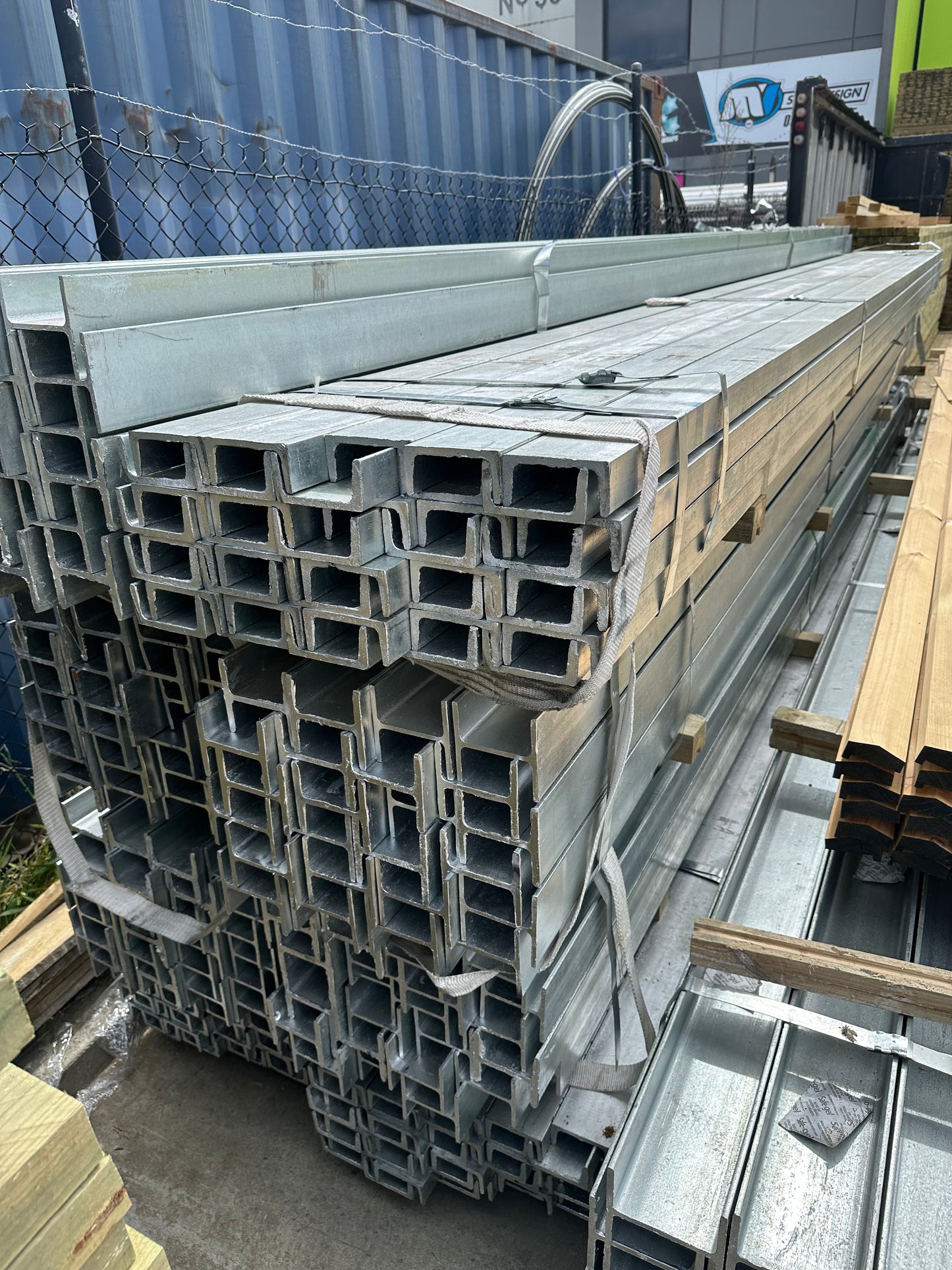 Galvanized C Channel 100x50