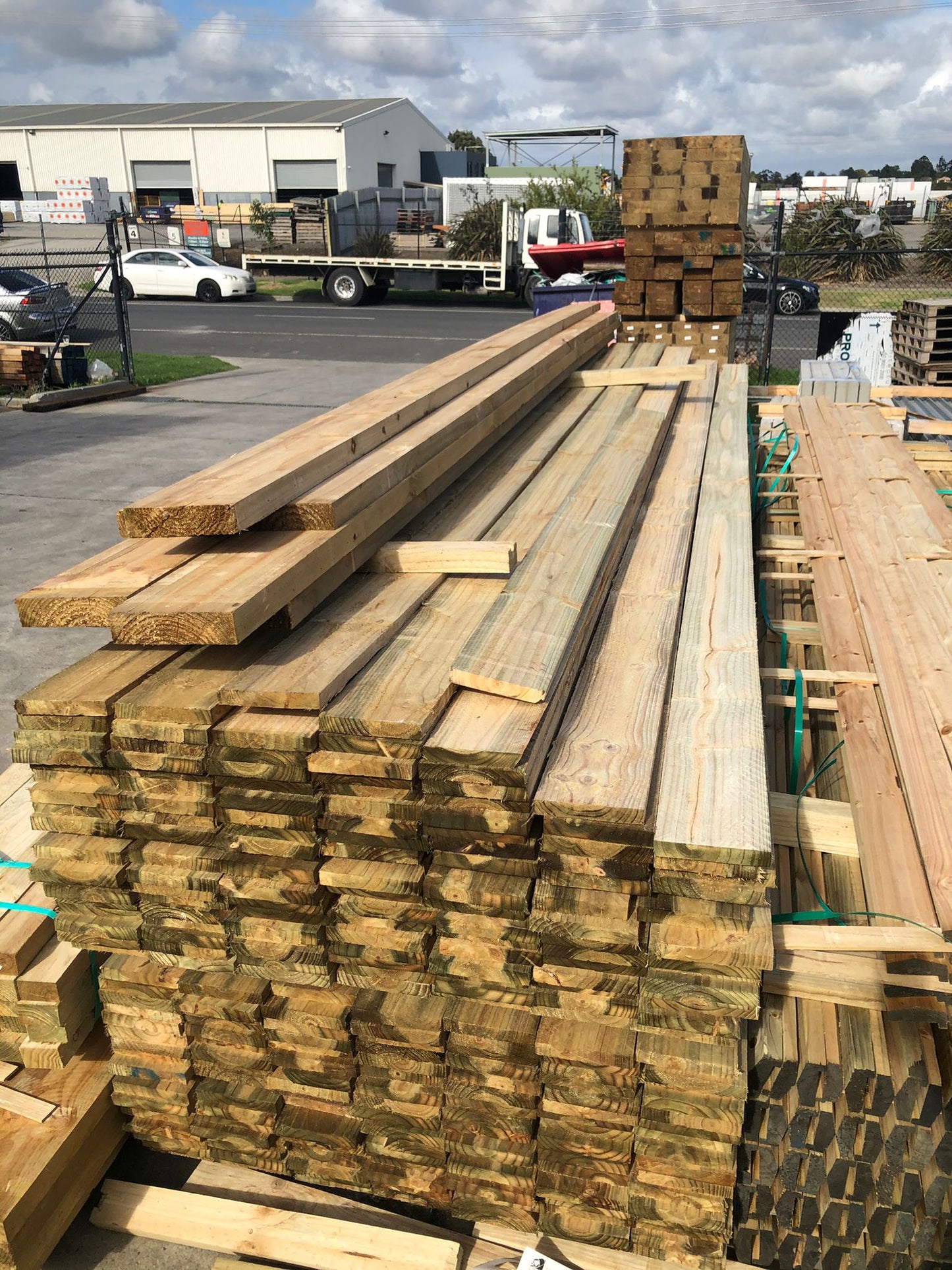 Treated Pine H3 Wet Sawn Plinth