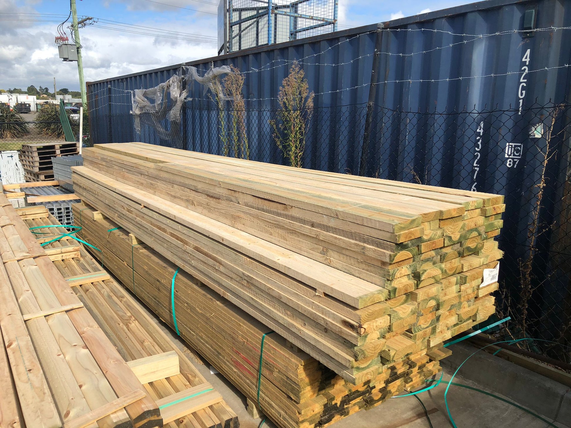 Treated Pine H3 Wet Sawn Plinth – Sunrays Timber & Steel