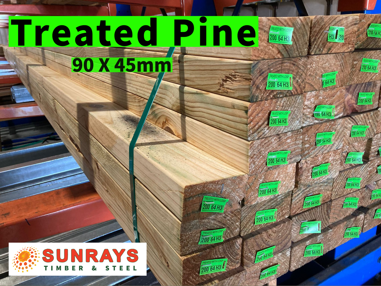 Treated Pine - 90 x 45 mm
