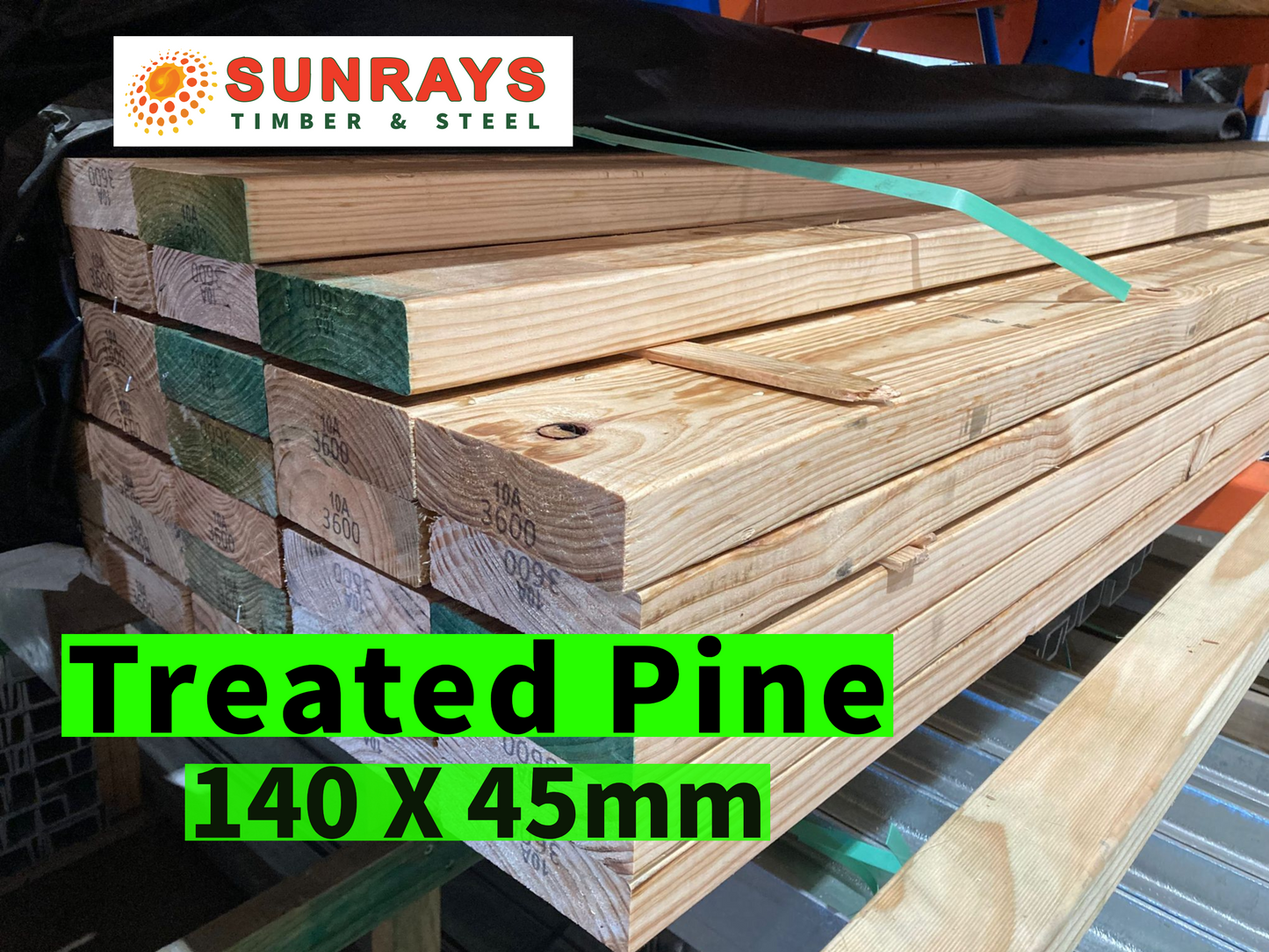 Treated Pine - 140 x 45 mm