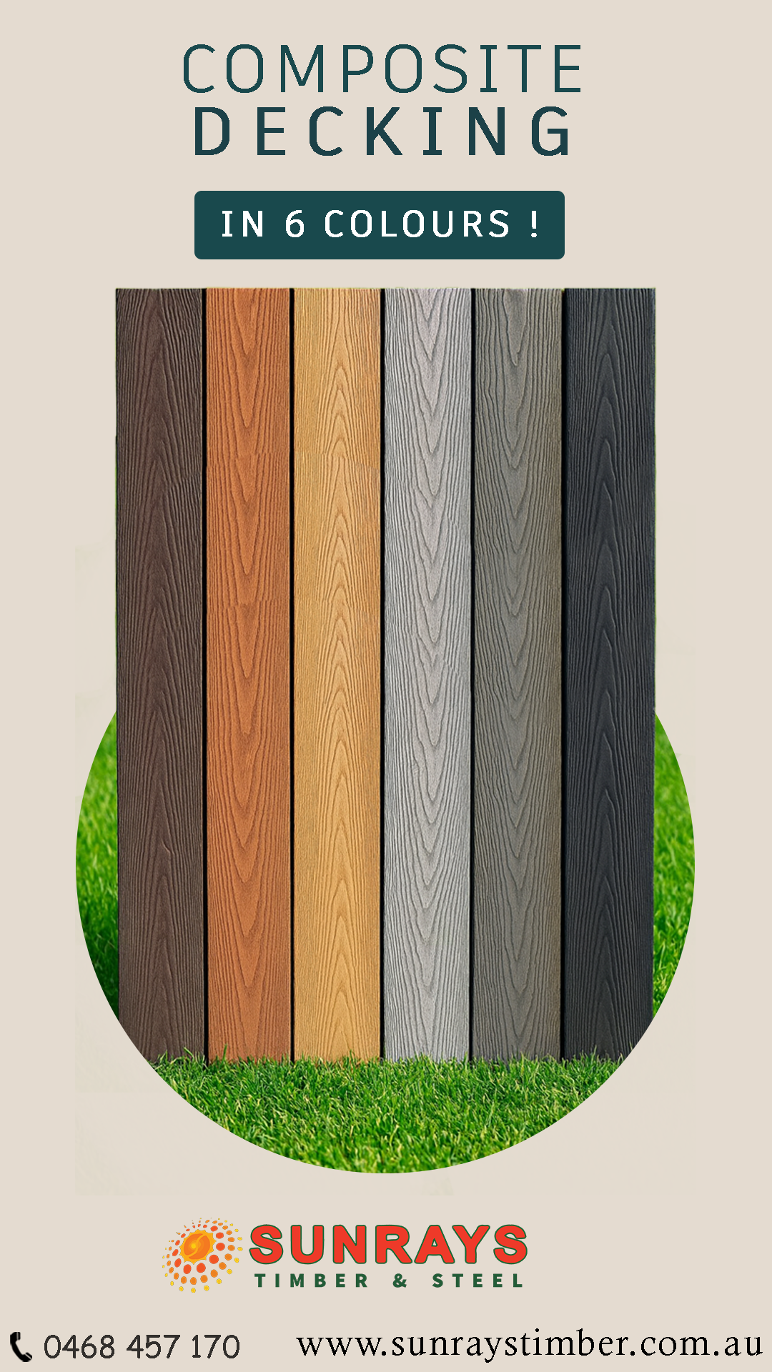 Composite Decking - 5.4m (Hollow)