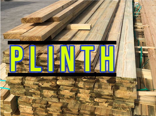 Treated Pine H3 Wet Sawn Plinth