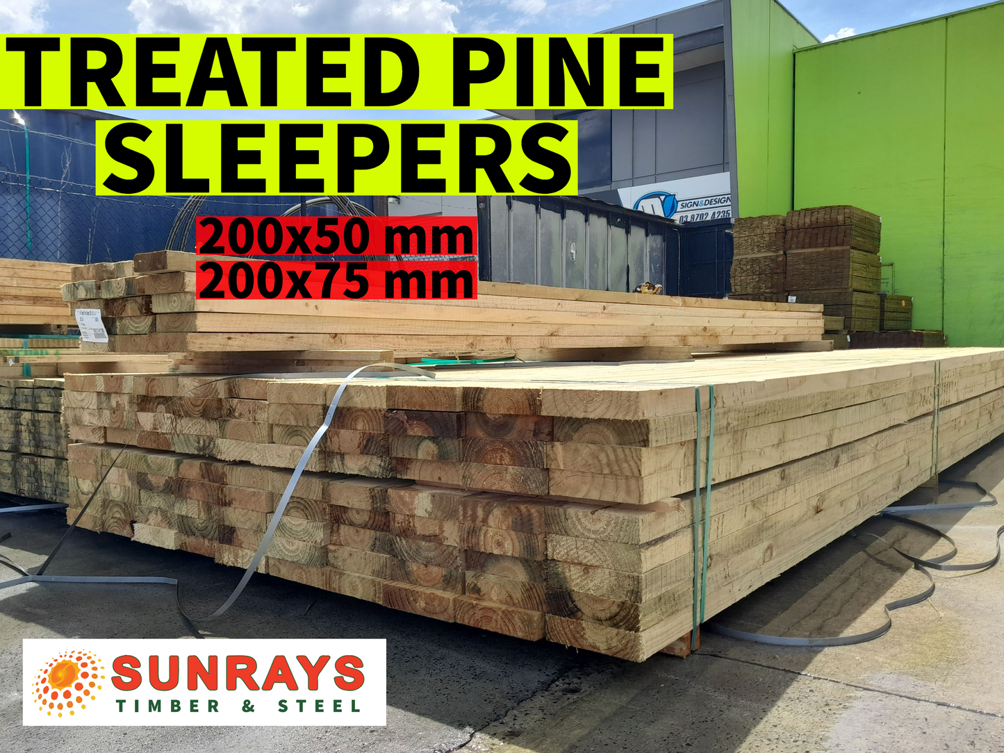 Treated Pine Sleepers