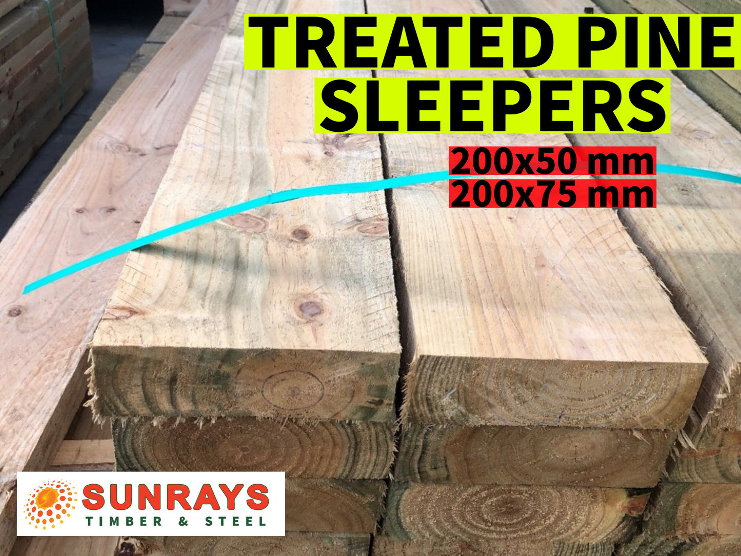 Treated Pine Sleepers